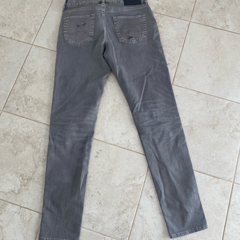 Gray Air Flex Patch Jeans. - image 3